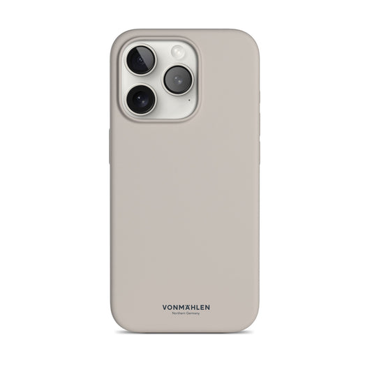 VONMAHLEN Eco Silicone Case - iPhone 15 Pro Max - Cream