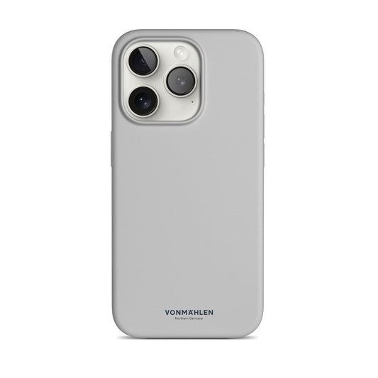 VONMAHLEN Eco Silicone Case - iPhone 15 Pro Max - Light Gra