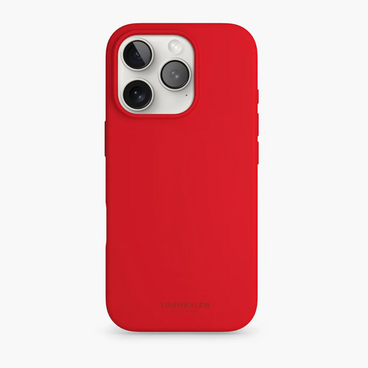 VONMAHLEN Soft Silicone Case - iPhone 16 Pro - Firecracker