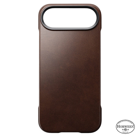 Traditional Leather Case iPH 17 Air - Rustic Brown Horween