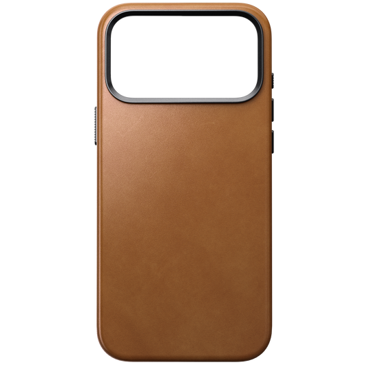 NOMAD Traditional Leather Case iPhone 18 Max | English Tan