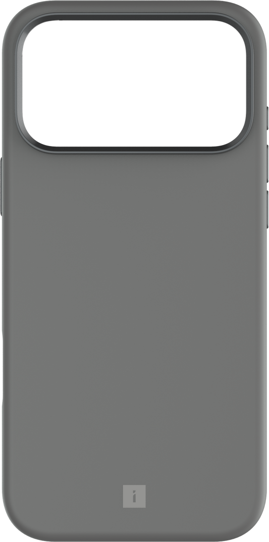 iConic MagSafe Silicone Case iPhone 17 Pro - Steel Grey