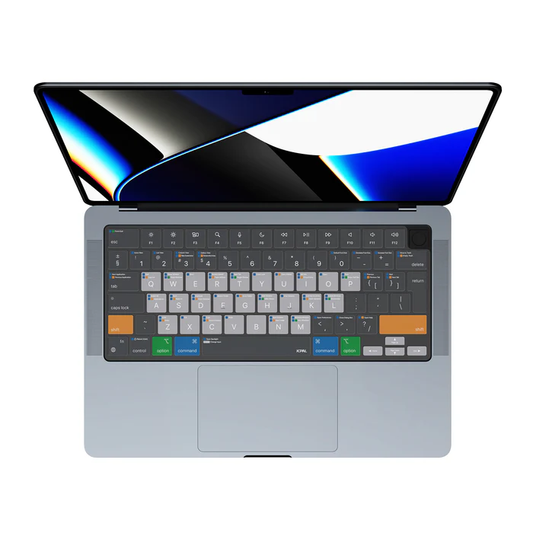 JCPal Verskin SiliconeKeyboard Shortcut-Hebrew MacOS Layout