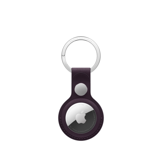 AirTag FineWoven Key Ring -Blackberry