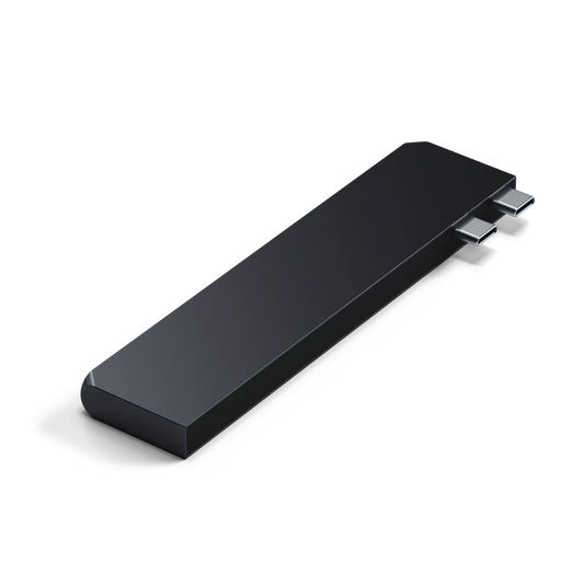 SATECHI Dual-USB-C PRO HUB SLIM ADAPTER - Midnight Black
