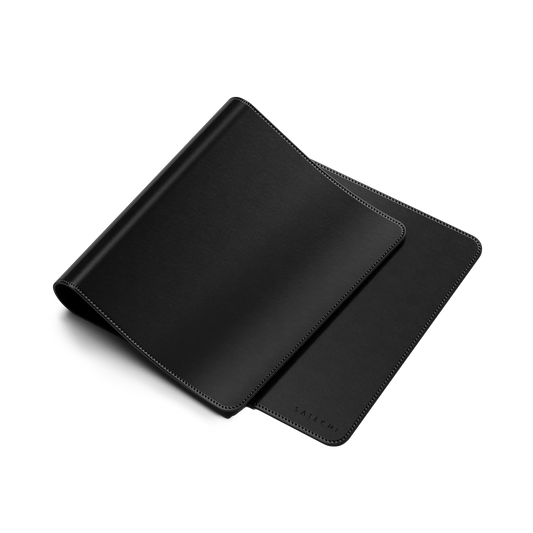 SATECHI Vegan-Leather Premium Desk Mat - Black