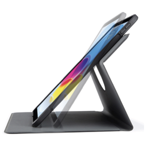 Pipetto כיסוי Folio אוריגמי מסתובב ל- (2022) iPad 10.9 בצבע שחור