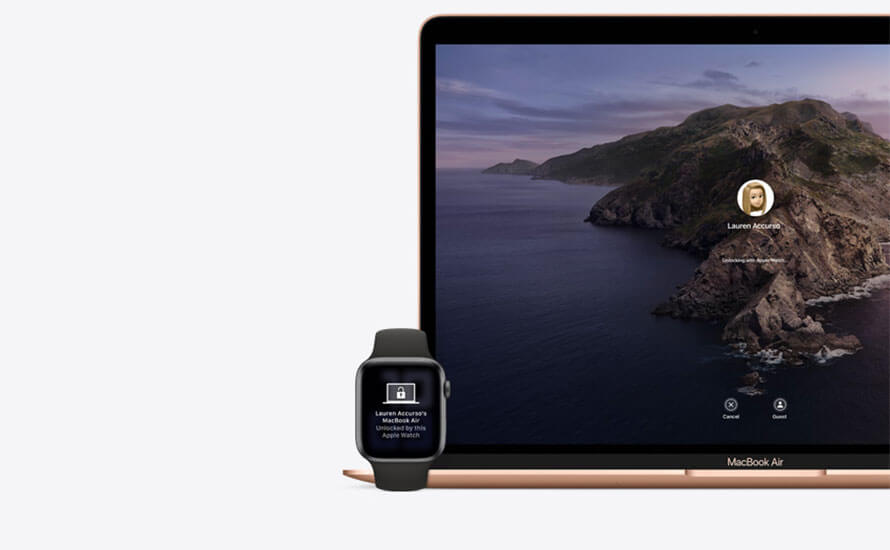 <h2>Apple Watch ו-Mac. עובדים ביחד.</h2>