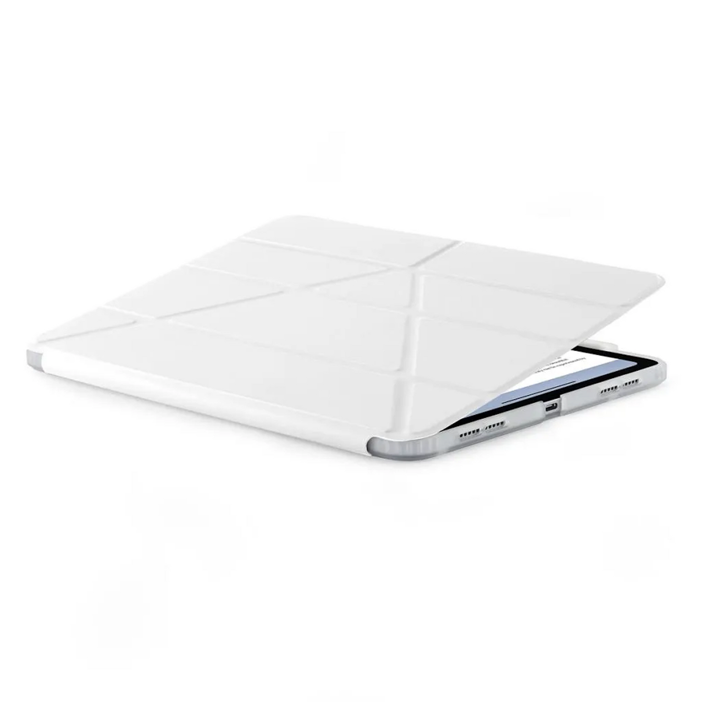 iPad Pro 11 M4 (2024) Origami No3 Pencil Case - White