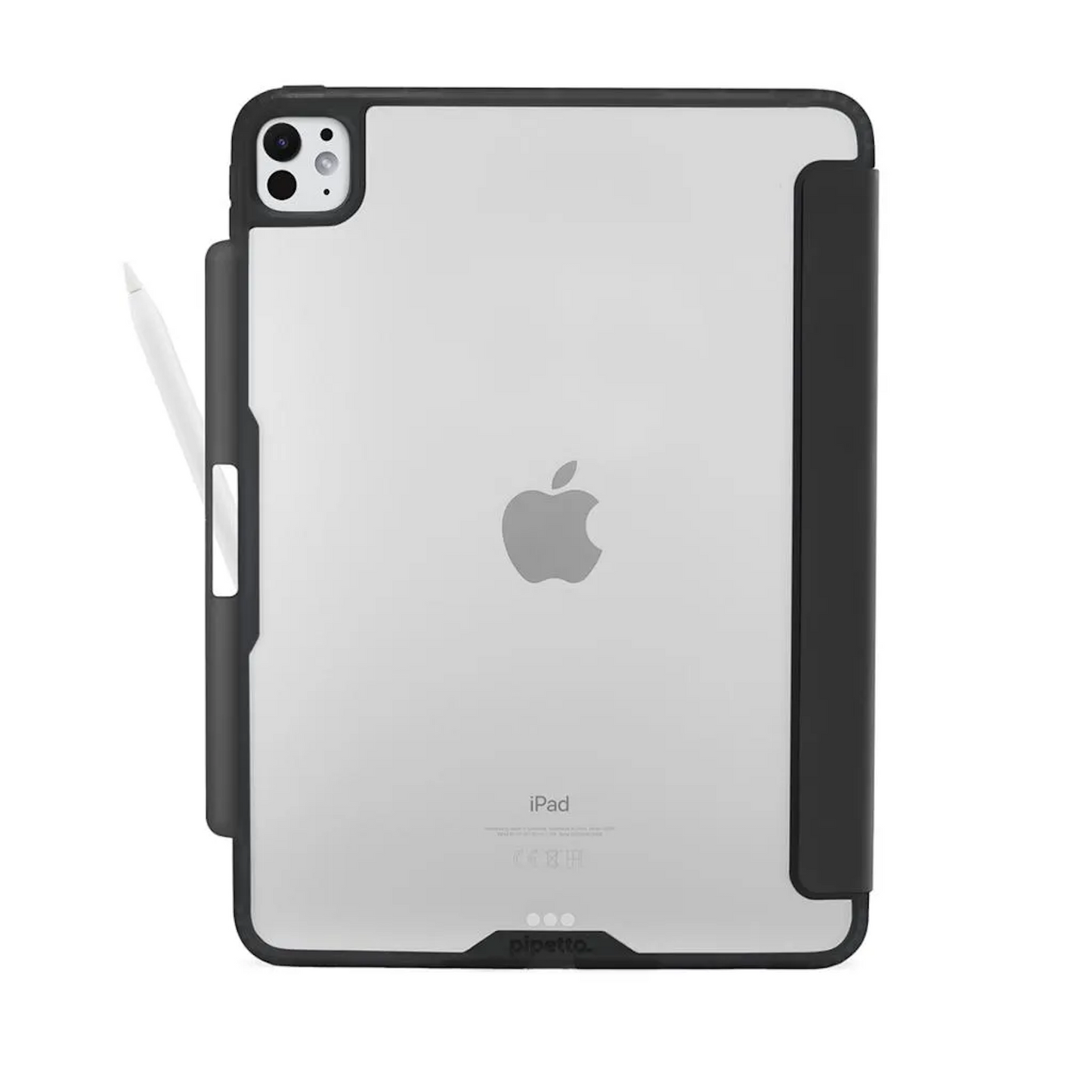 iPad Pro 13 M4 (2024) Origami No3 Pencil Case - Black