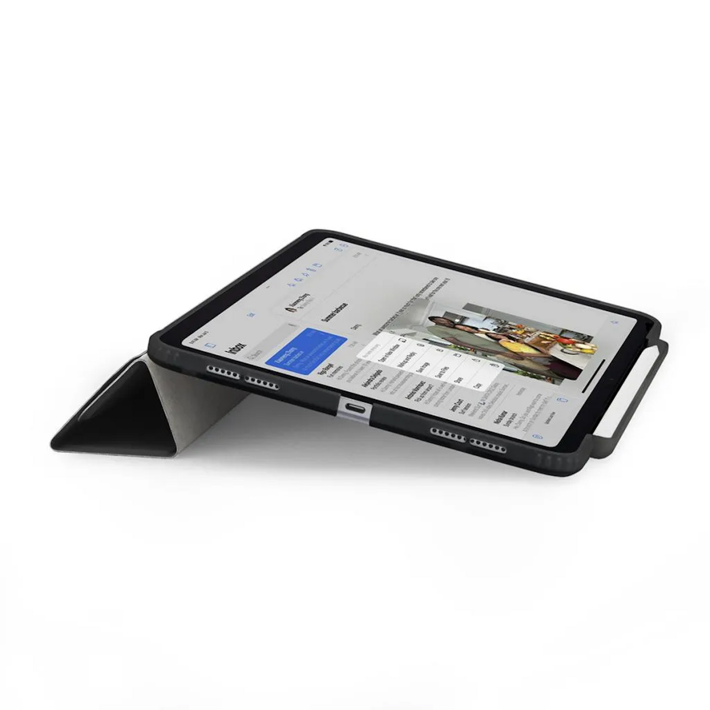 iPad Pro 13 M4 (2024) Origami No3 Pencil Case - Black
