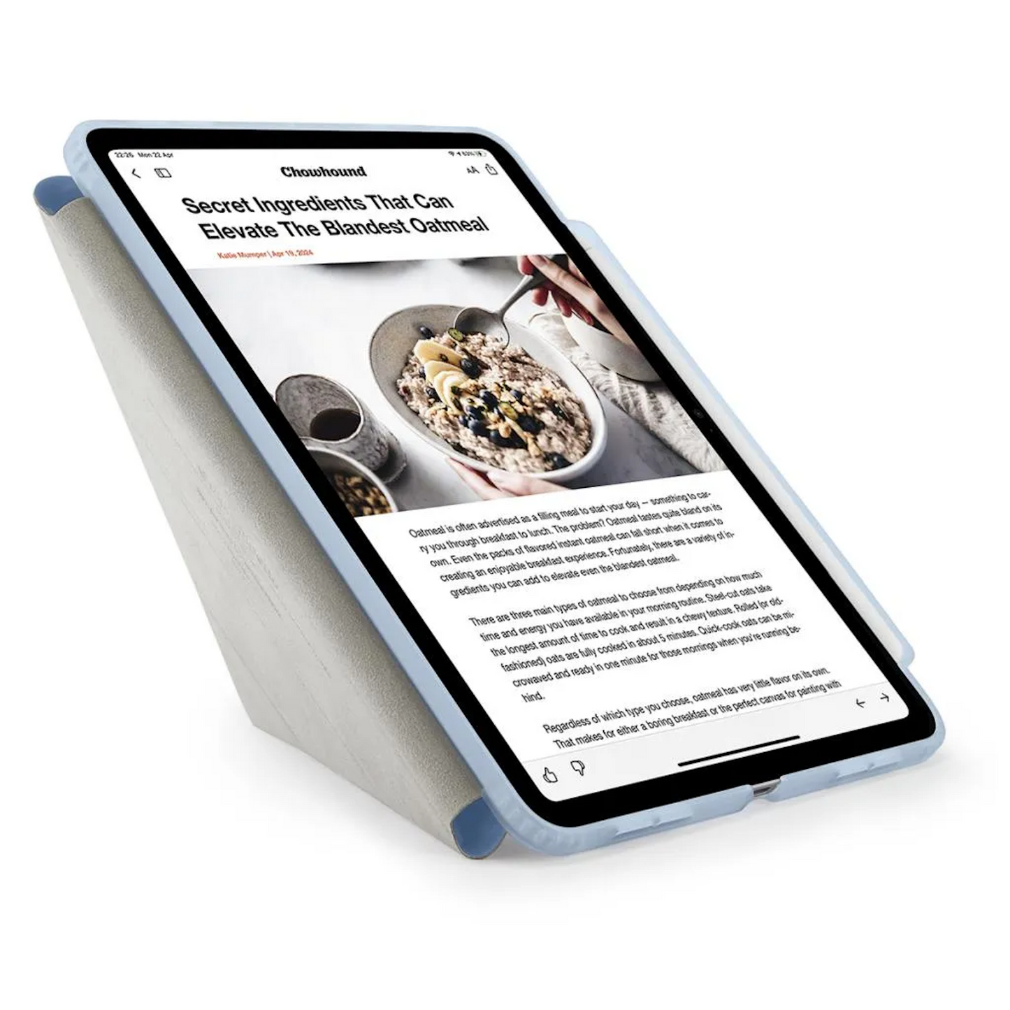 iPad Air 11 (2024/2022/2020)Origami No3 Pencil-Light Blue