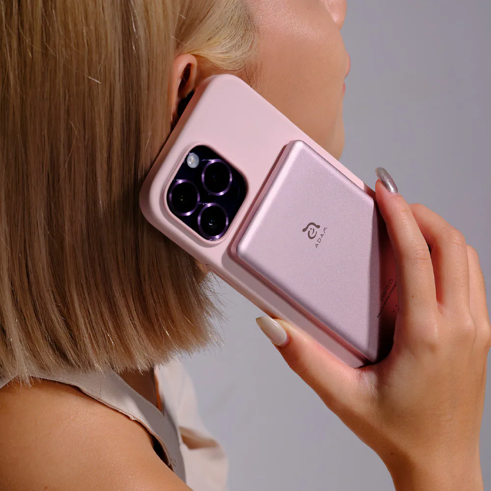 ADAM Gravity C5 5,000 mAh Magnetic Wireless battery - Pink