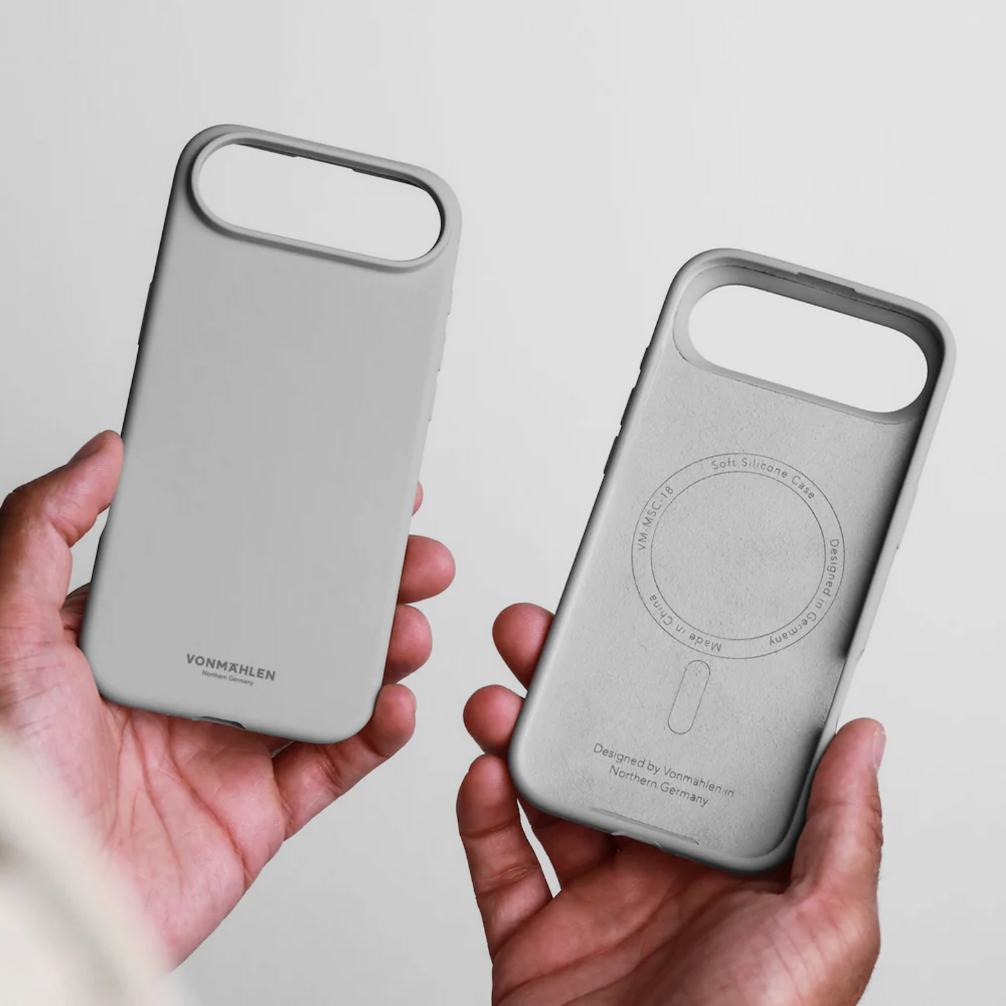 VONMAHLENSoft Silicone Case iPhone 17 Air - Light Gray