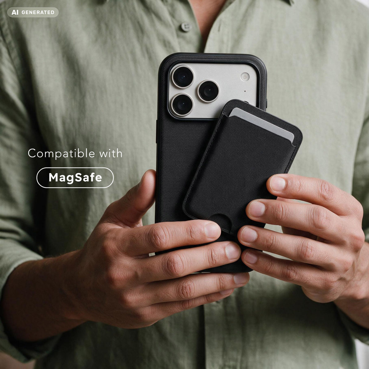 Vonmahlen Fabric Case iPhone 18 Pro Black