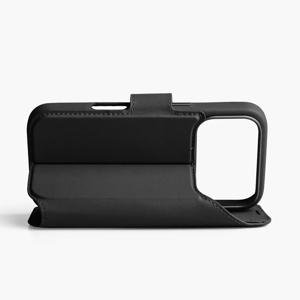 VONMAHLEN Like Leather Folio iPhone 17 Pro - Black