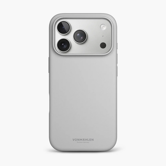 VONMAHLEN Soft Silicone Case iPhone 17 Pro - Light Gray