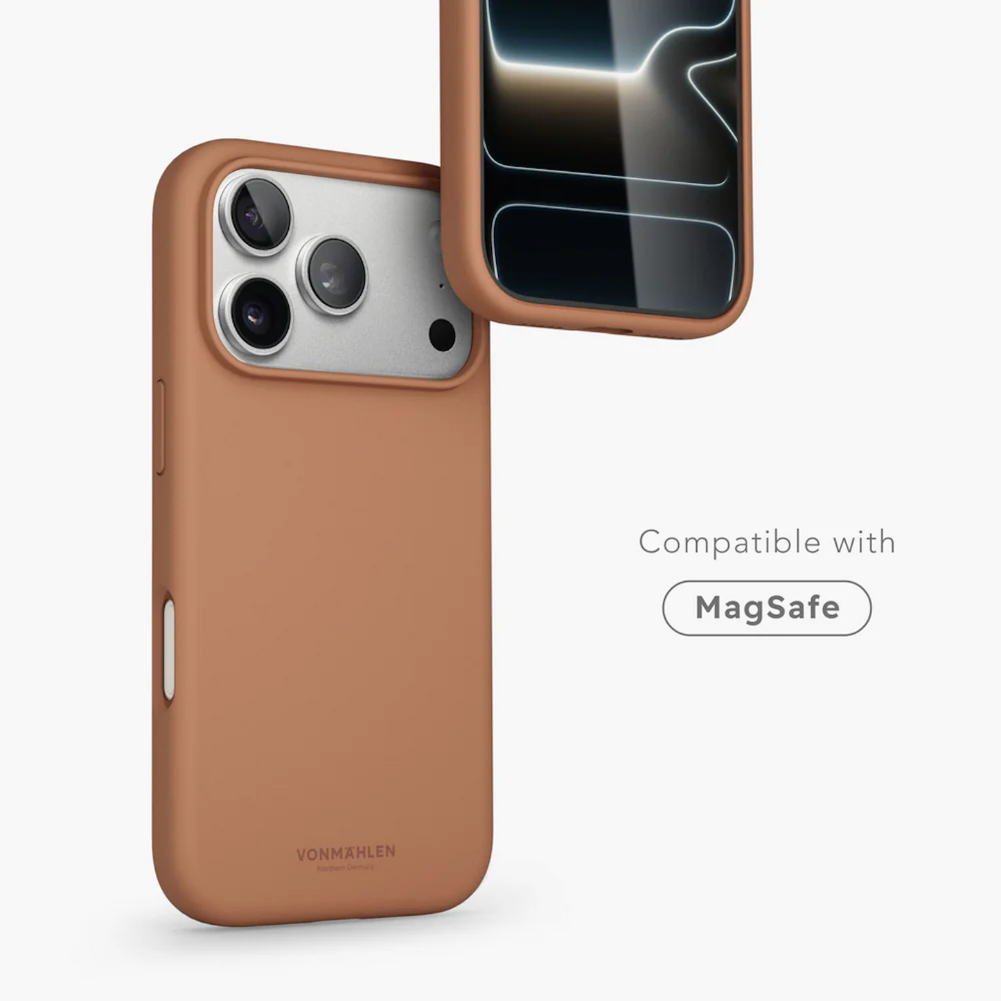 VONMAHLEN Soft Silicone Case iPhone 17 Pro Max - Dark Cream