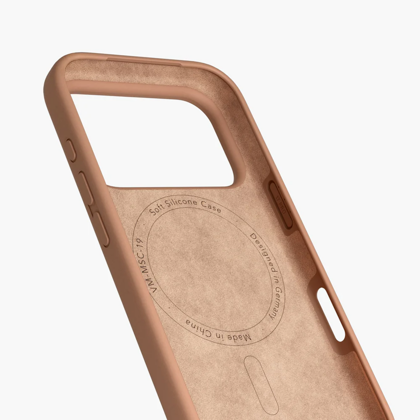 VONMAHLEN Soft Silicone Case iPhone 17 Pro Max - Dark Cream