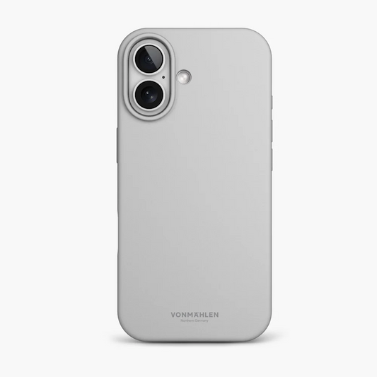 VONMAHLEN Soft Silicone Case iPhone 17 - Light Gray