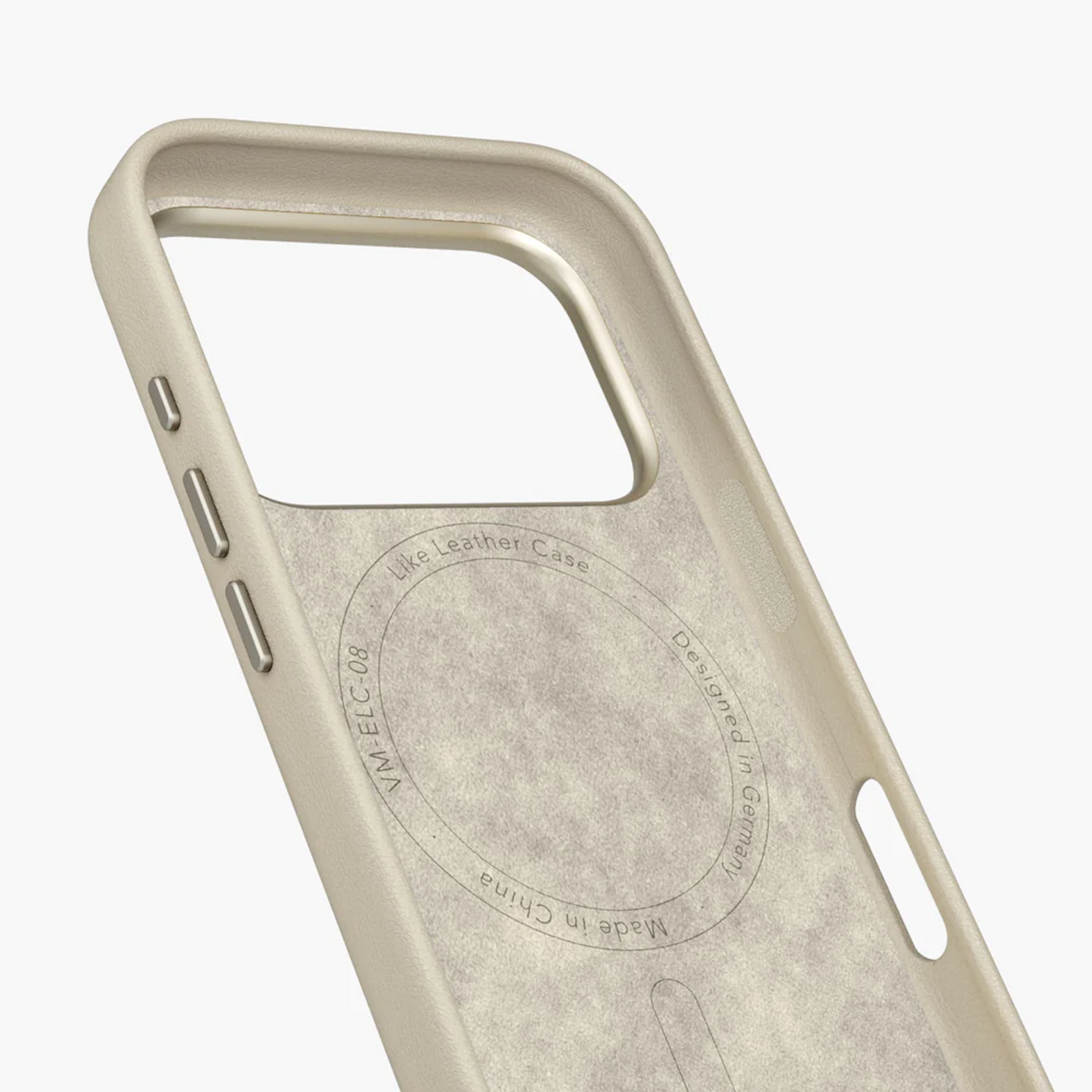 VONMAHLEN Like Leather Case iPhone 17 Pro Max - Cream