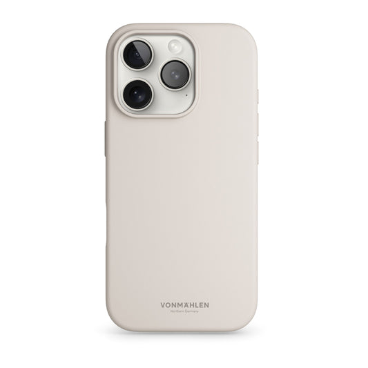 VONMAHLEN Soft Silicone Case - iPhone 16 Pro Max - Cream