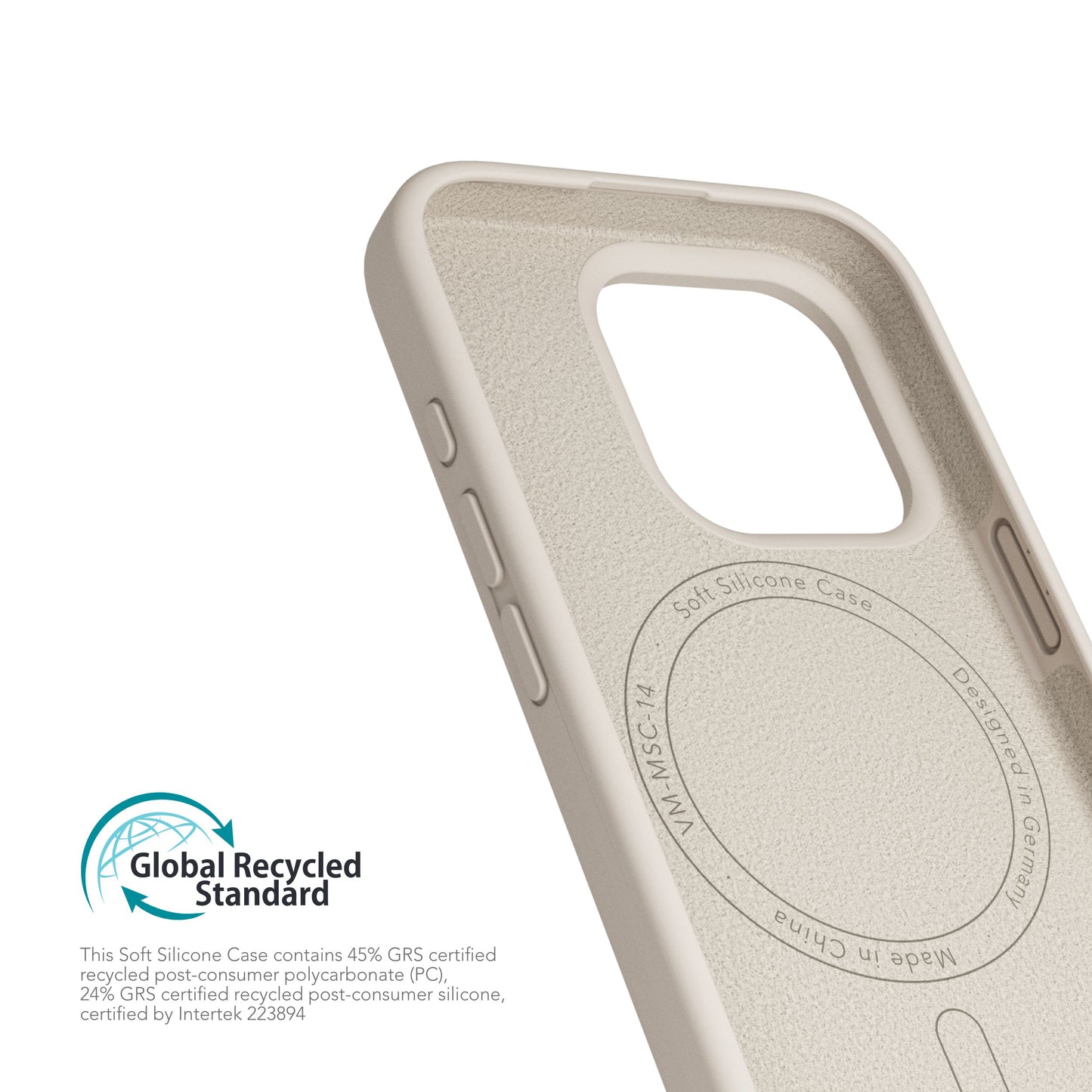 VONMAHLEN Soft Silicone Case - iPhone 16 Pro Max - Cream