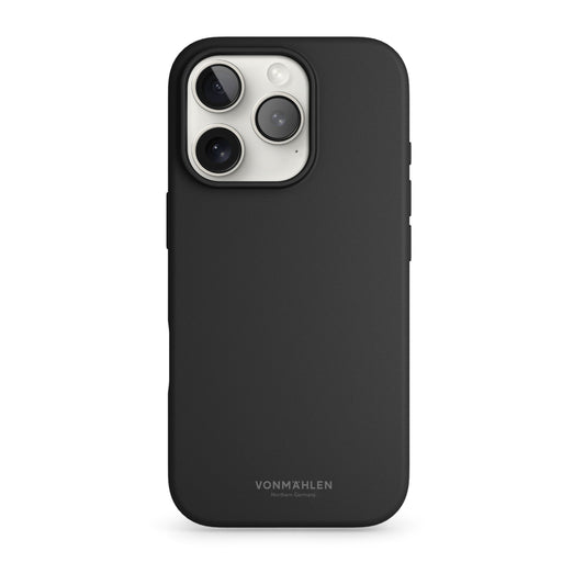 VONMAHLEN Soft Silicone Case - iPhone 16 Pro - Black