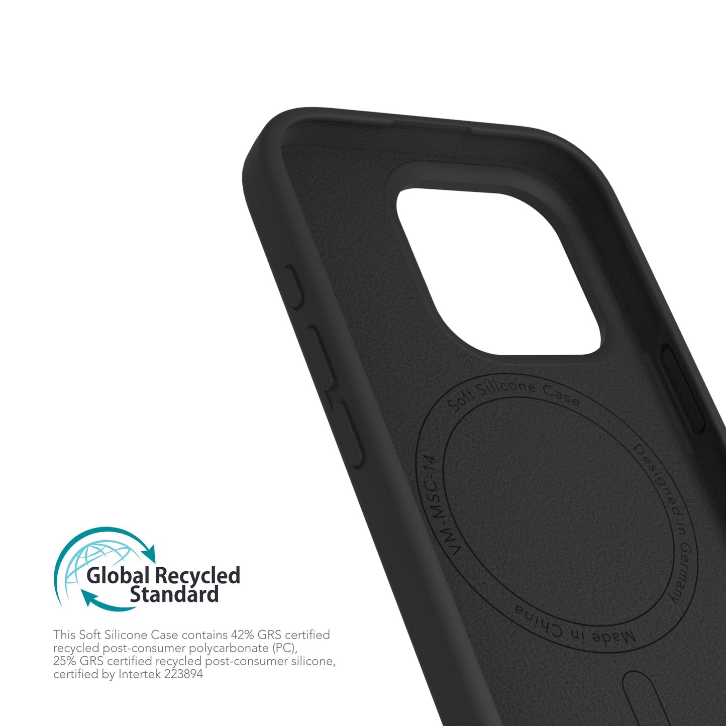 VONMAHLEN Soft Silicone Case - iPhone 16 Pro Max - Black