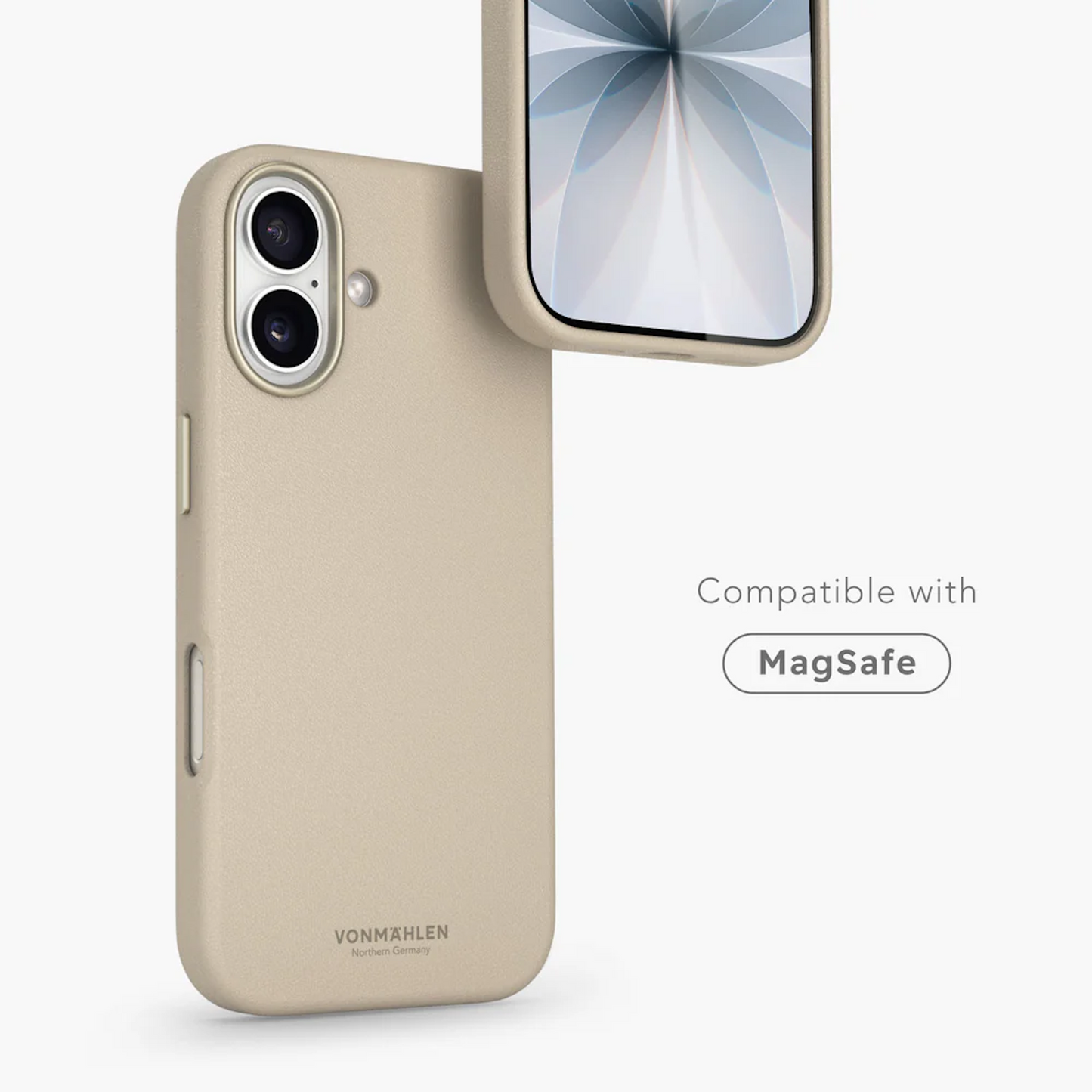 VONMAHLEN Like Leather Case iPhone 17 - Cream