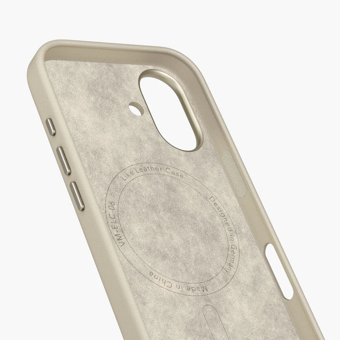 VONMAHLEN Like Leather Case iPhone 17 - Cream