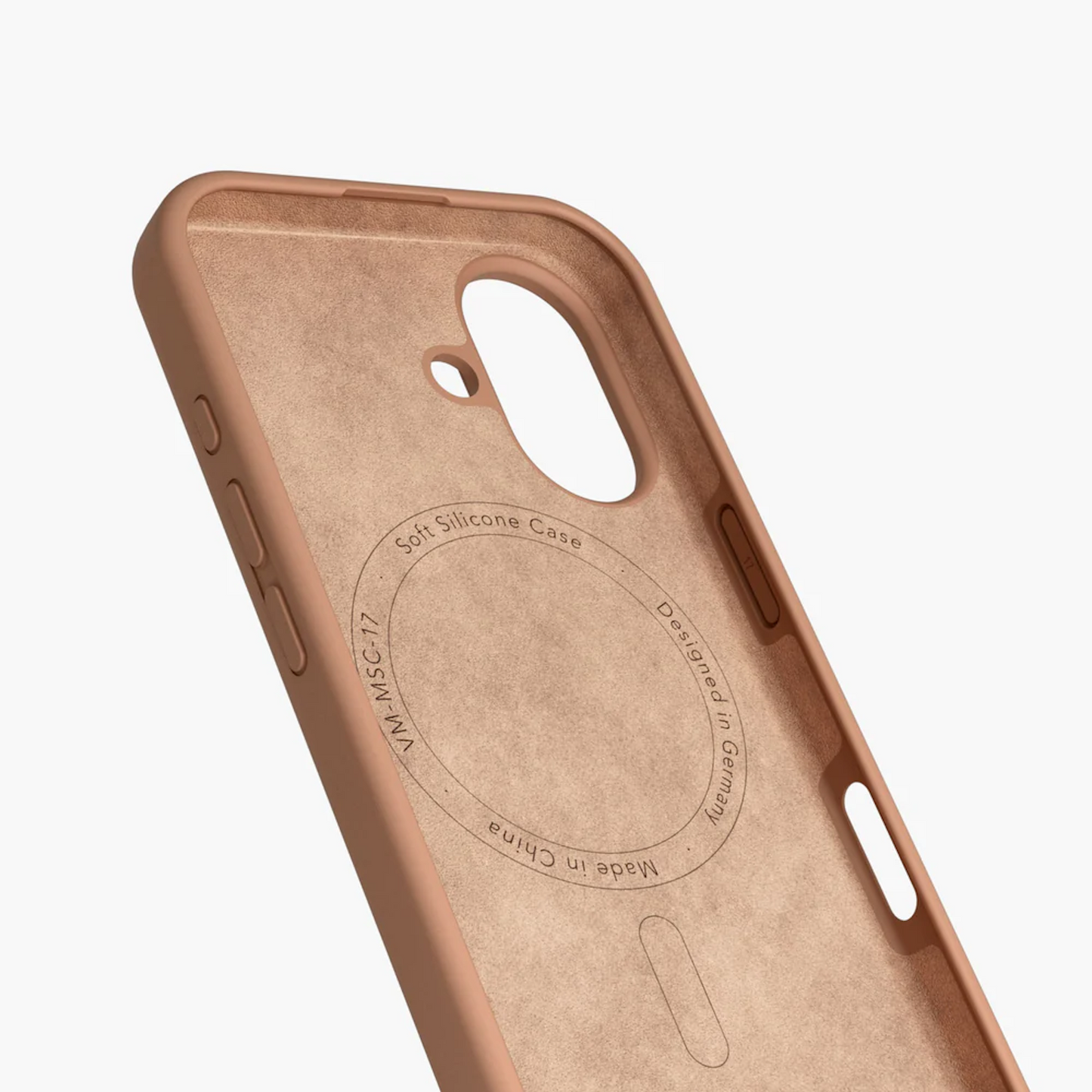 VONMAHLEN Soft Silicone Case iPhone 17 - Dark Cream
