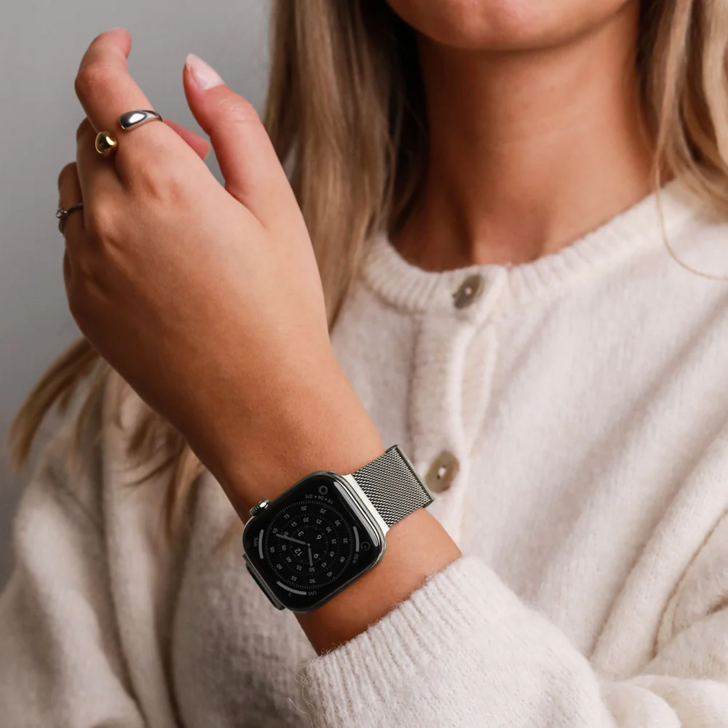 VONMAHLEN Milanese Loop 2 - 40|41|42mm-One Size-Desert Sand