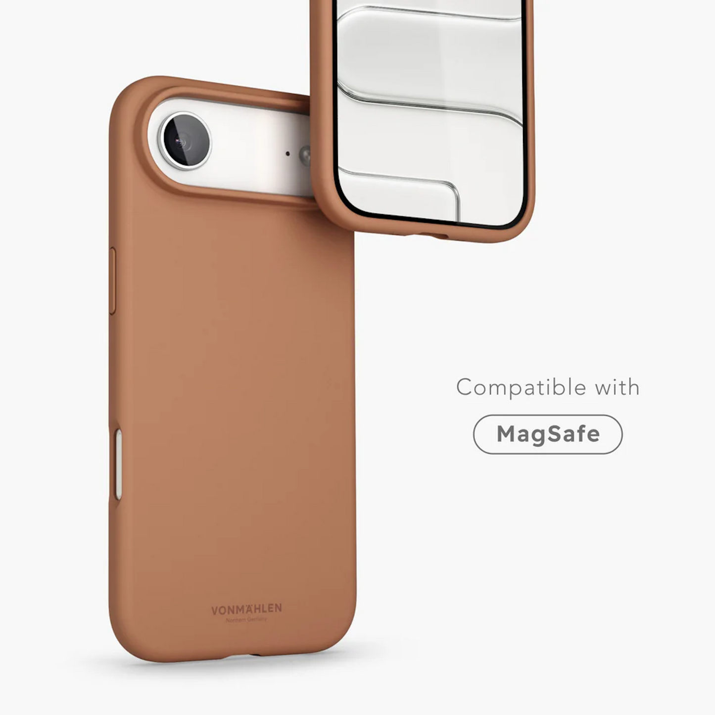 VONMAHLEN Soft Silicone Case iPhone 17 Air - Dark Cream