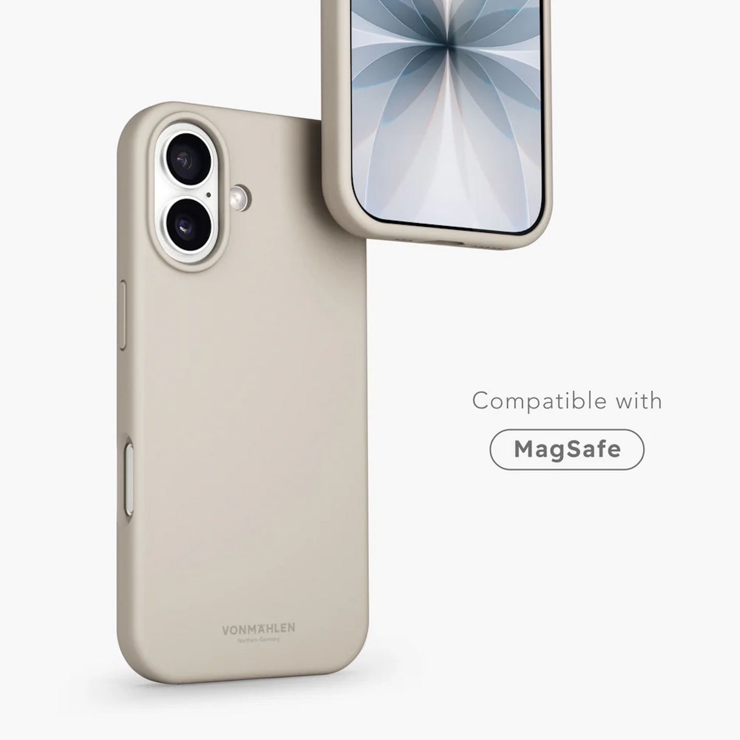 VONMAHLEN Soft Silicone Case iPhone 17 - Cream