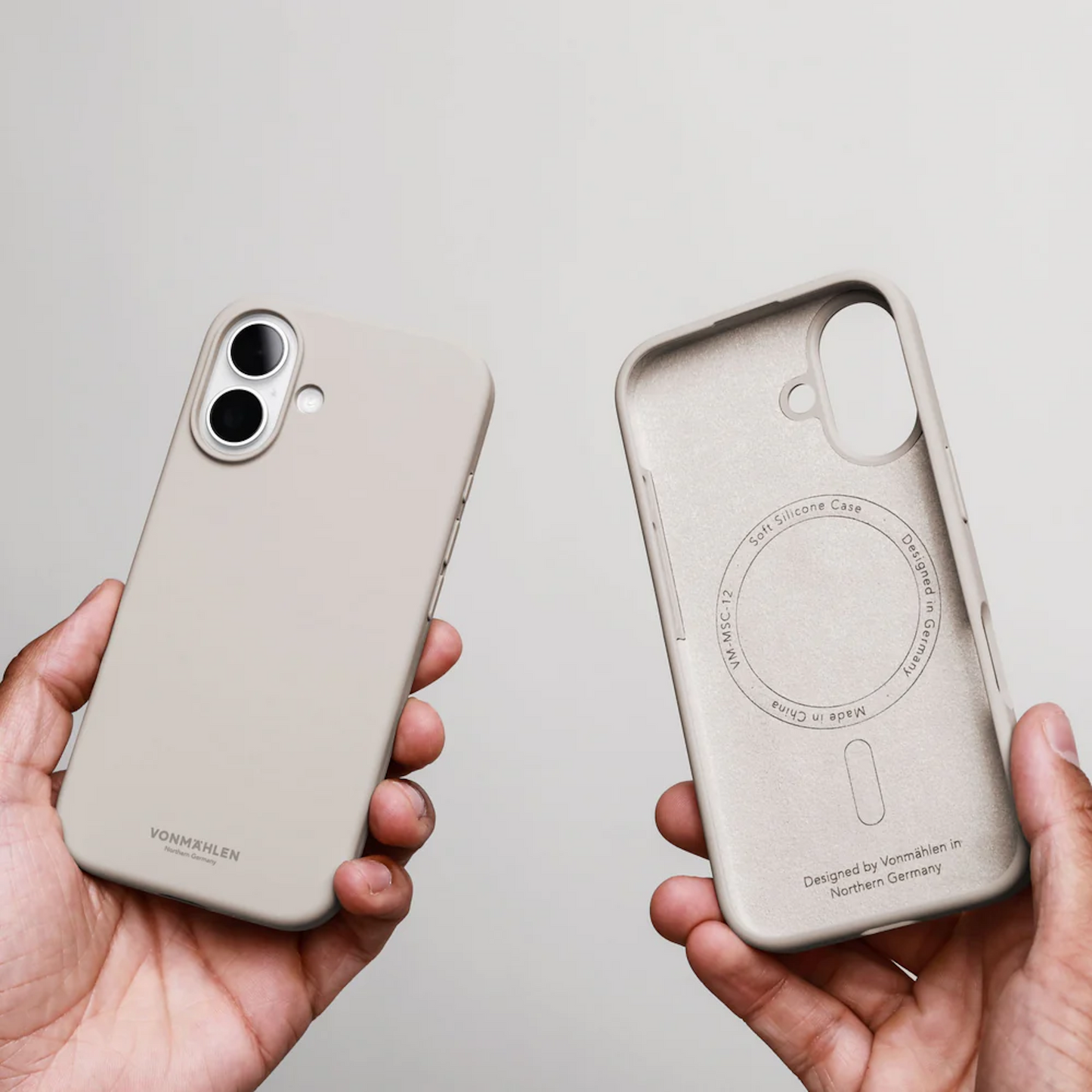 VONMAHLEN Soft Silicone Case iPhone 17 - Cream