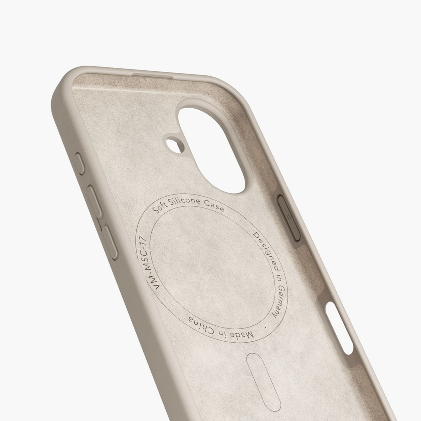 VONMAHLEN Soft Silicone Case iPhone 17 - Cream