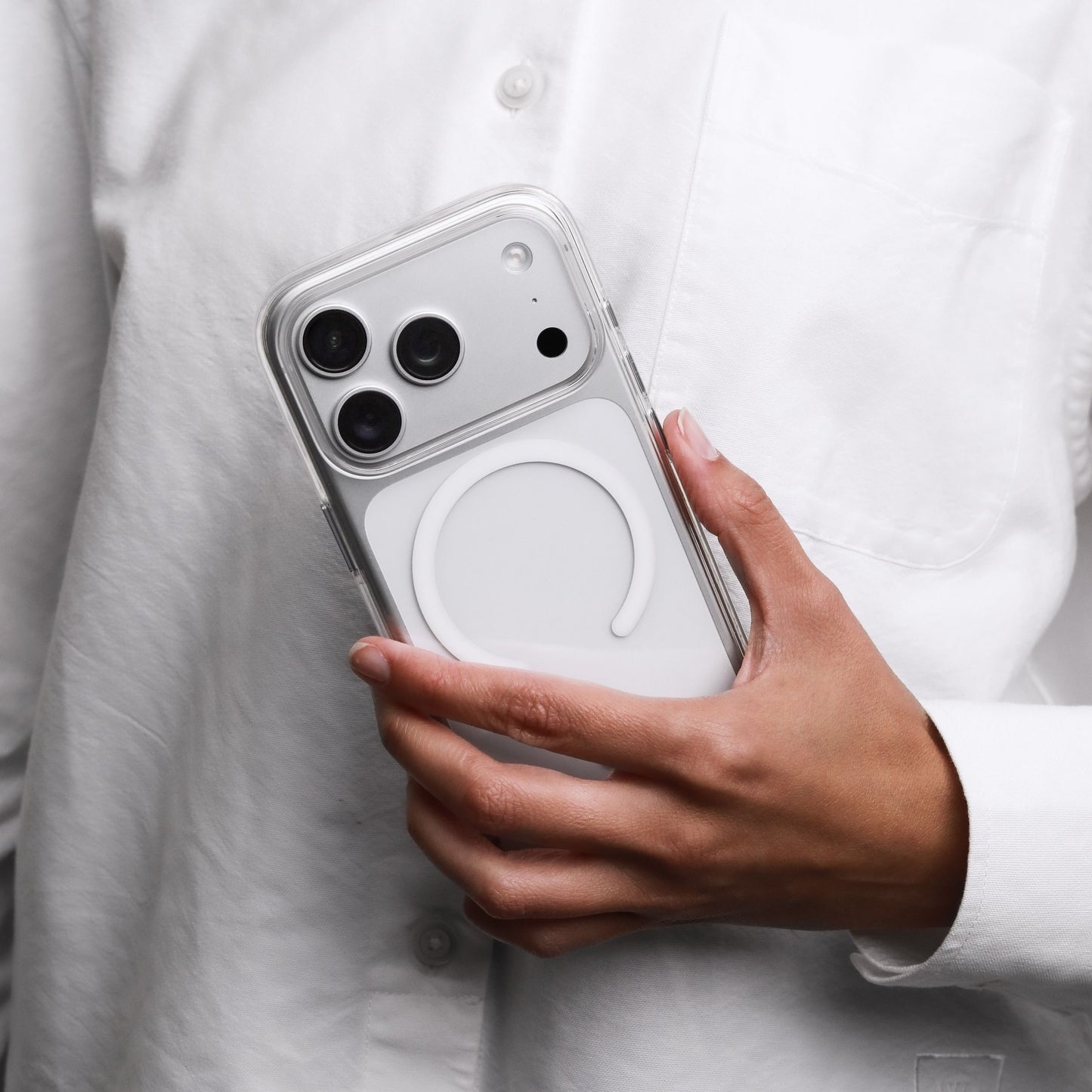 Vonmahlen Transparent Case 2 - iPhone 17 Pro-White