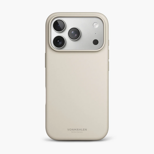 VONMAHLEN Soft Silicone Case iPhone 17 Pro - Cream