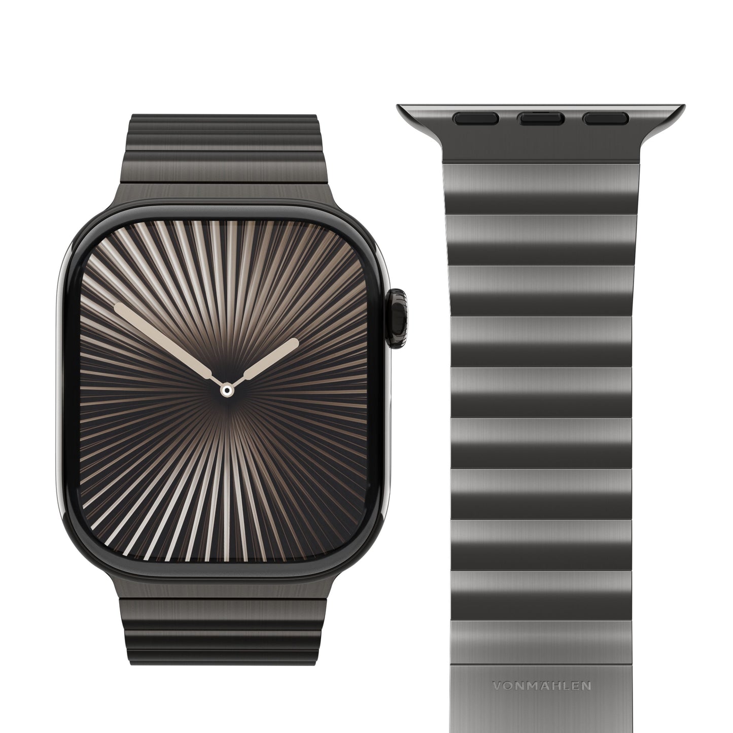 LinkBraceletPro_StainlessSteel_44-49mm_One Size_GraniteGray