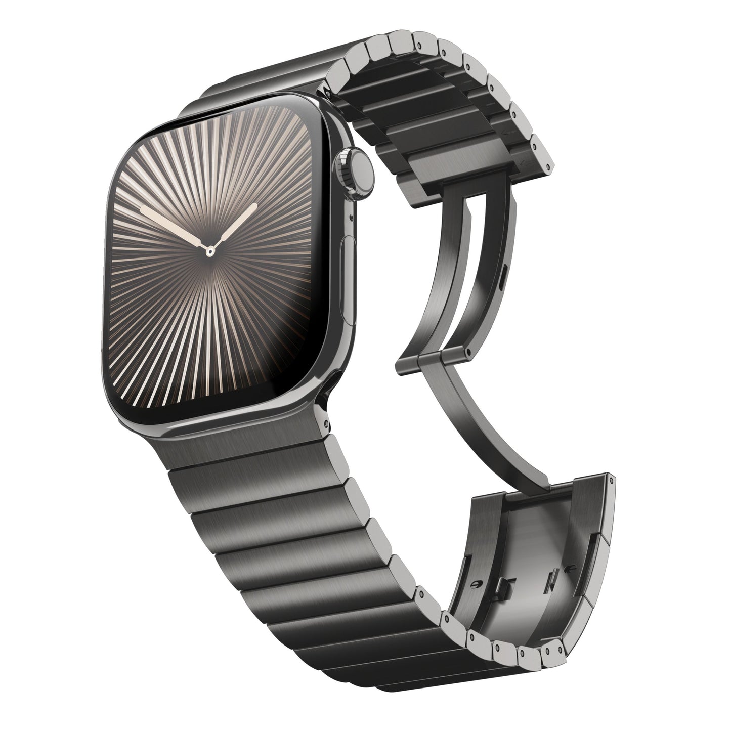 LinkBraceletPro_StainlessSteel_44-49mm_One Size_GraniteGray