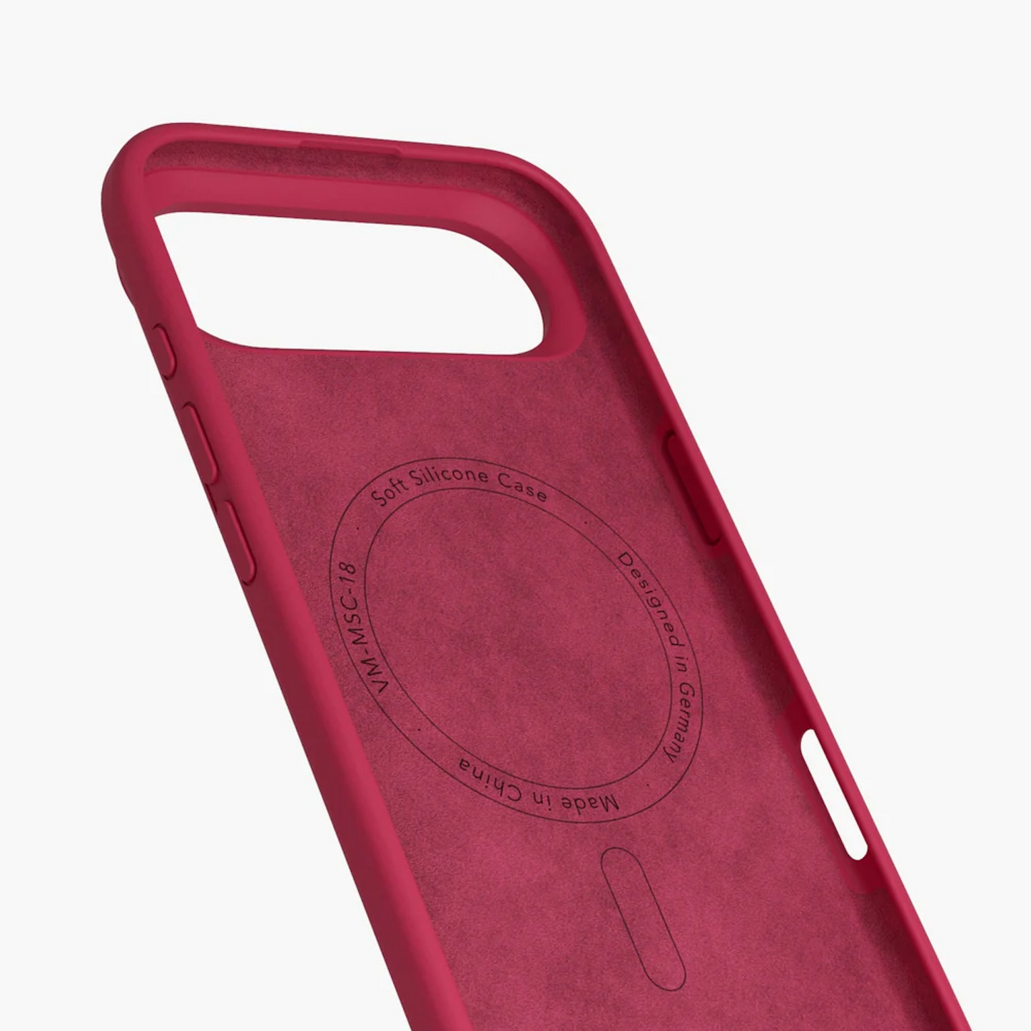 VONMAHLEN Soft Silicone Case iPhone 17 Air - Dark Red