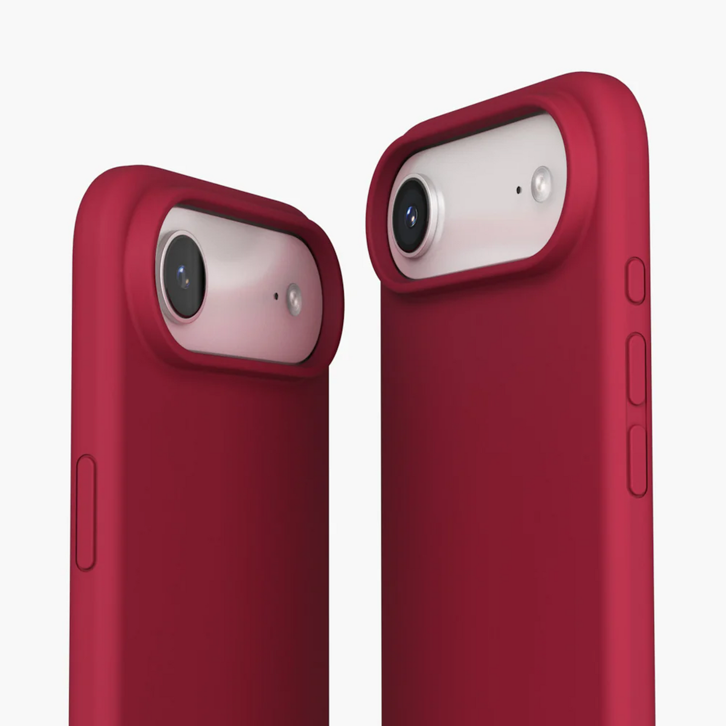 VONMAHLEN Soft Silicone Case iPhone 17 Air - Dark Red