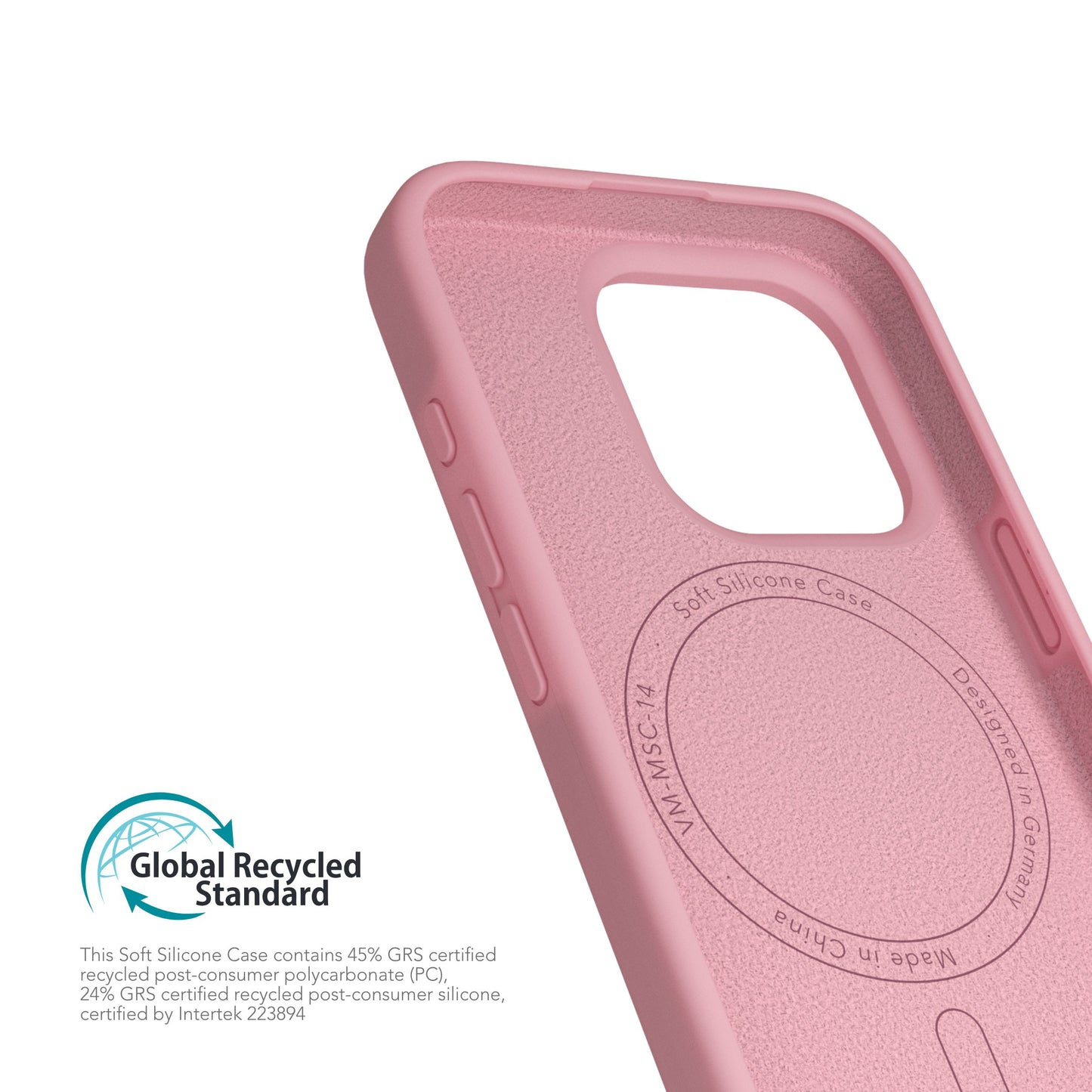 VONMAHLEN Soft Silicone Case-iPhone 16 P-Max-Cherry Blossom