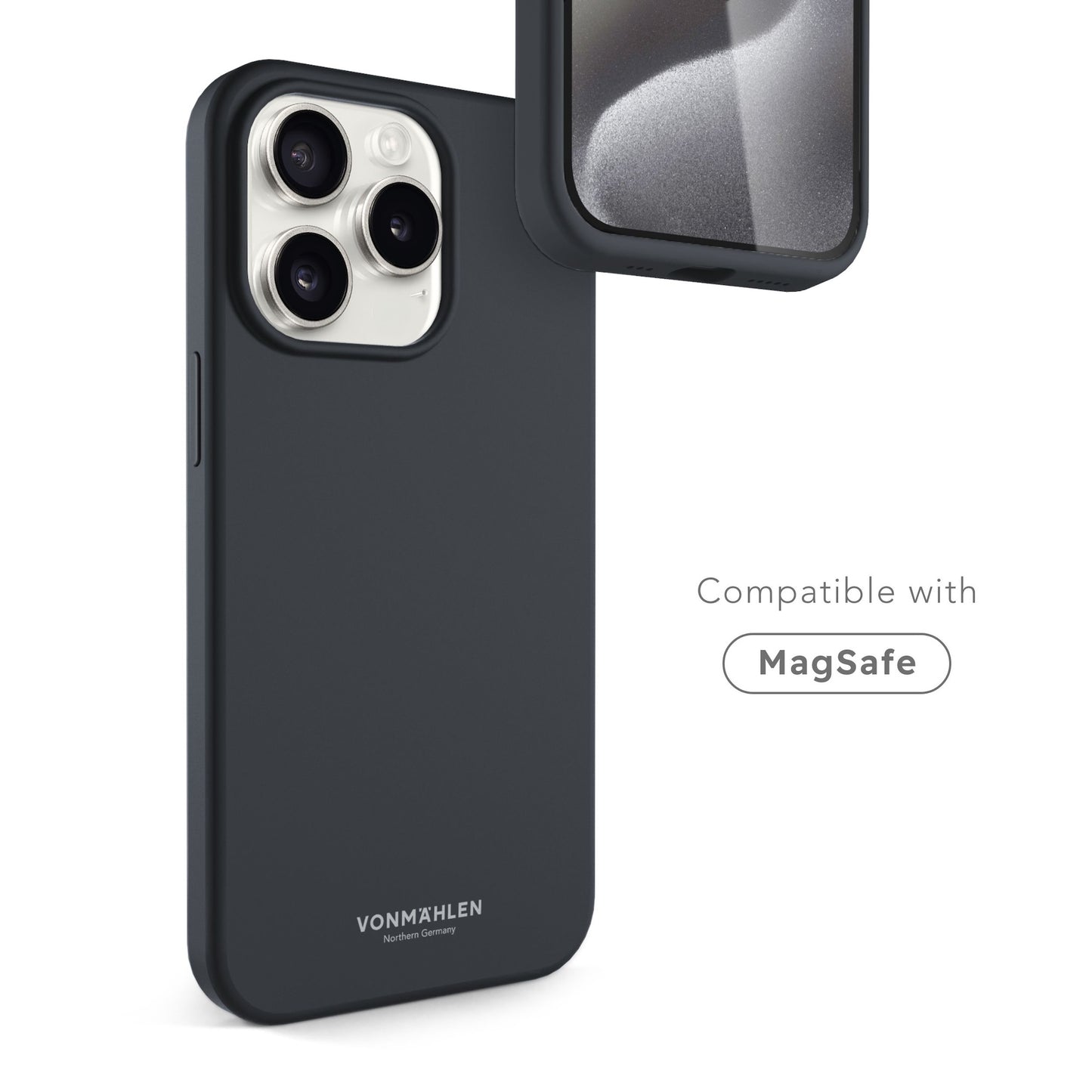 VONMAHLEN Eco Silicone Case - iPhone 15 Pro - Navy