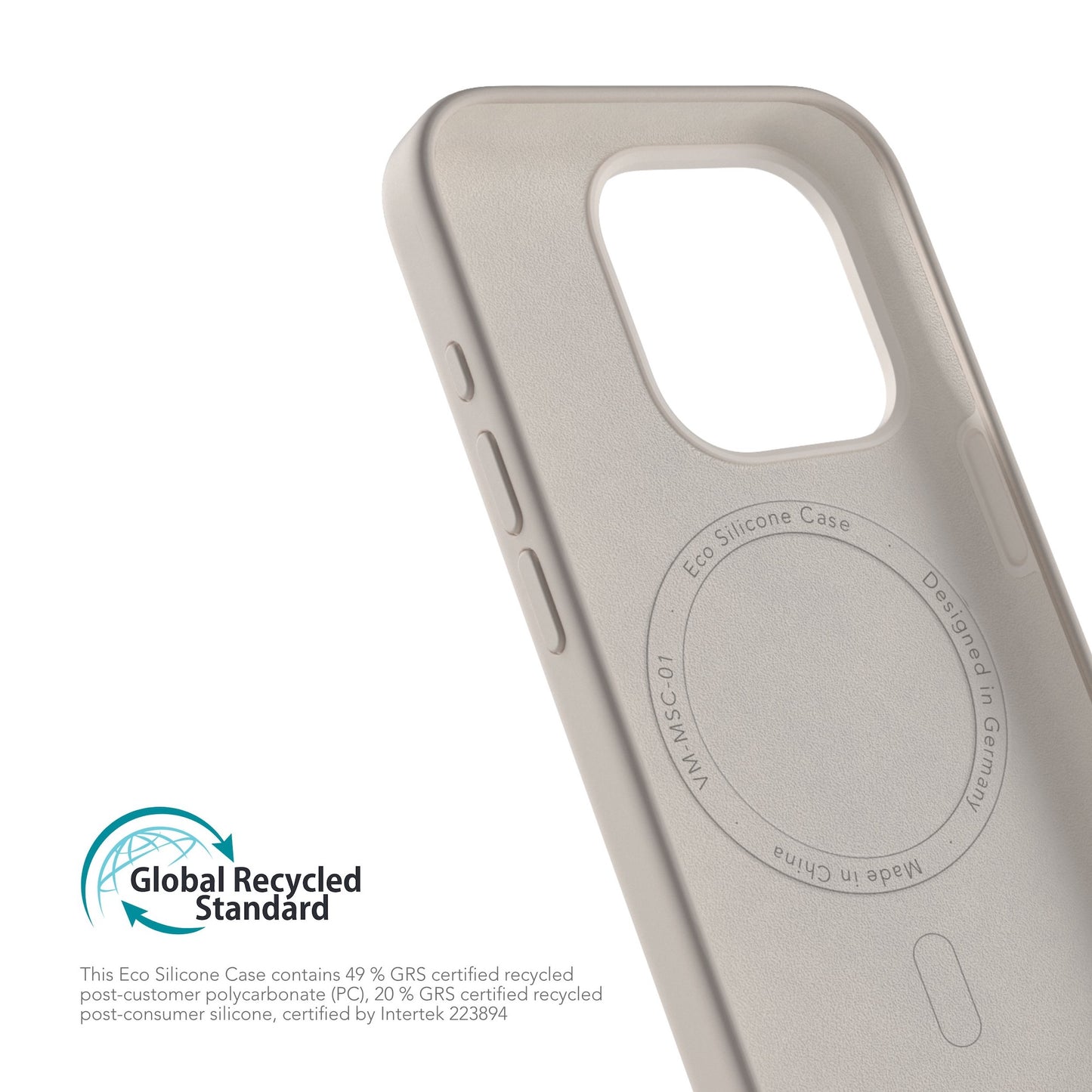 VONMAHLEN Eco Silicone Case - iPhone 15 Pro Max - Cream