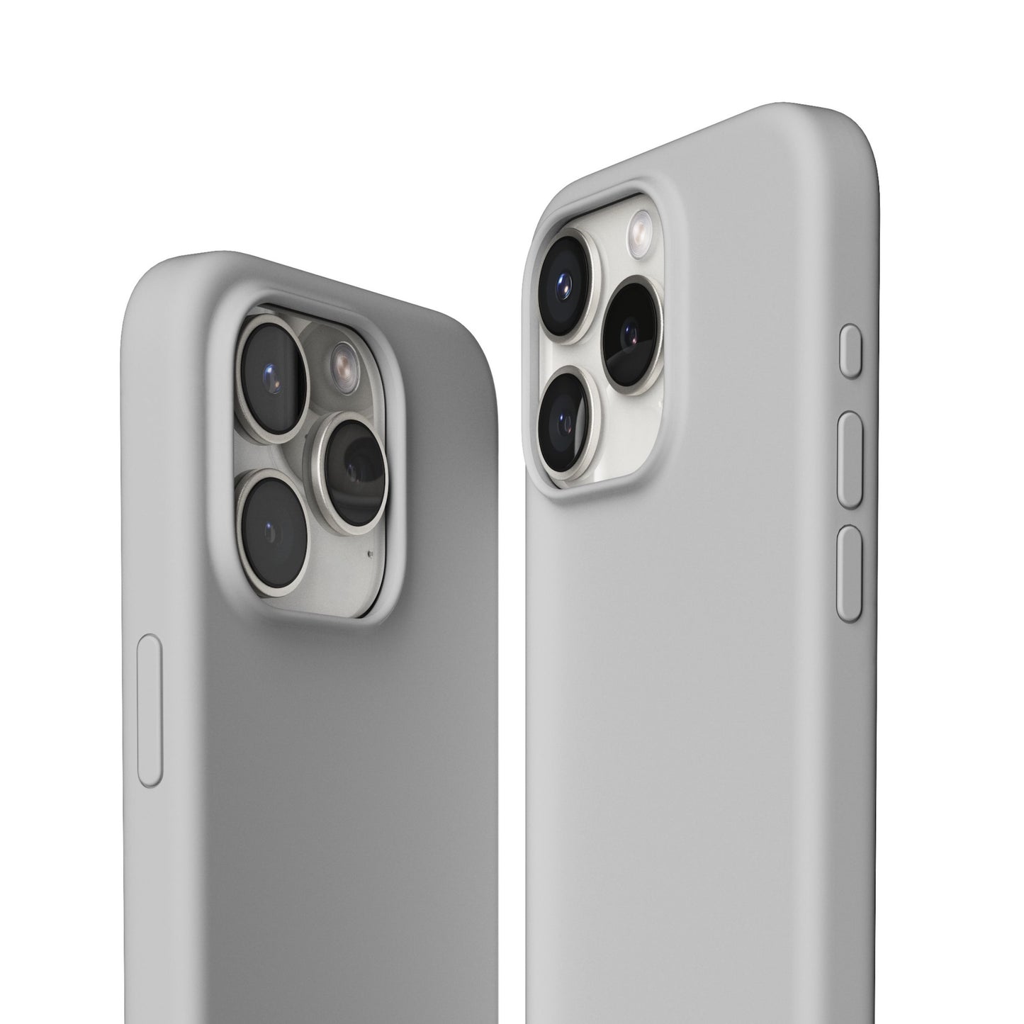 VONMAHLEN Eco Silicone Case - iPhone 15 Pro Max - Light Gra