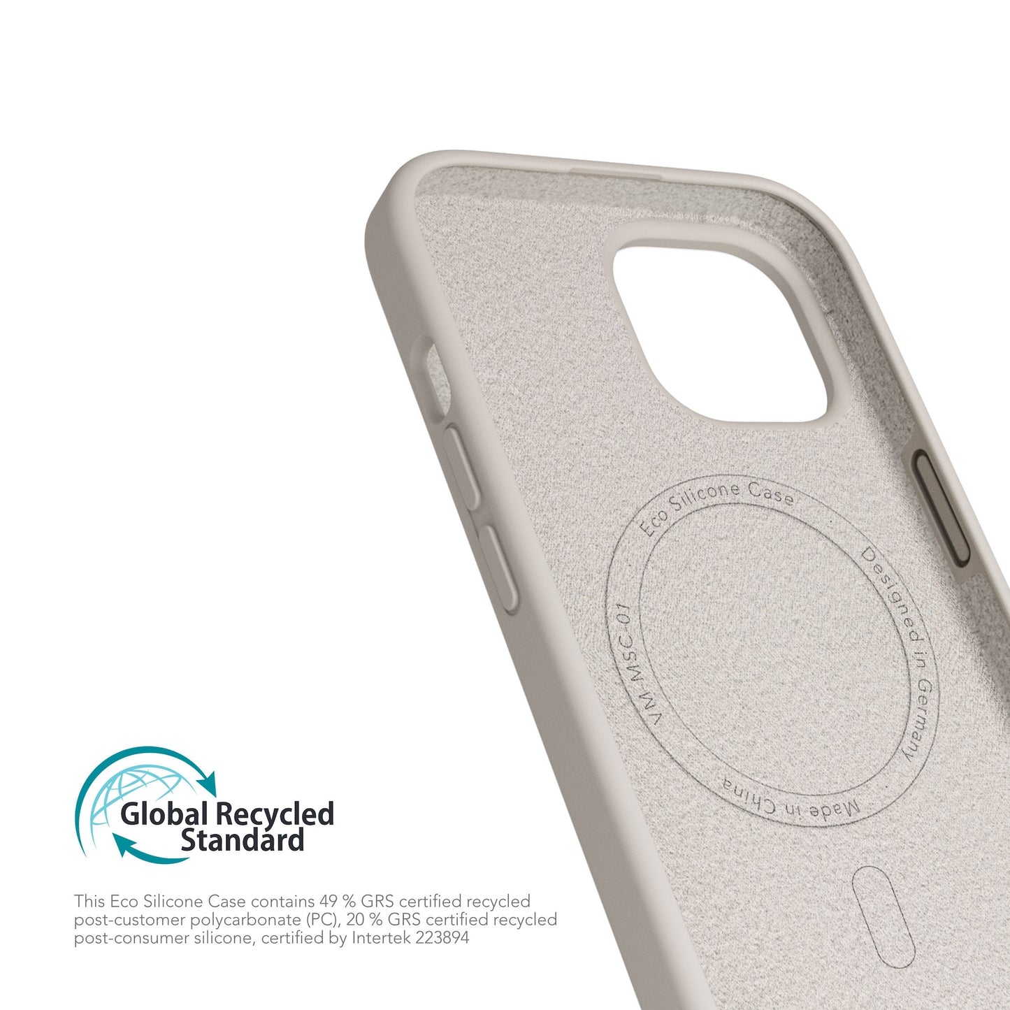 VONMAHLEN Eco Silicone Case - iPhone 15 - Cream