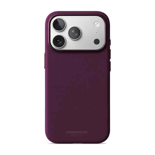 Vonmahlen Soft Silicone Case 2 iPhone 18 Pro Burgundy
