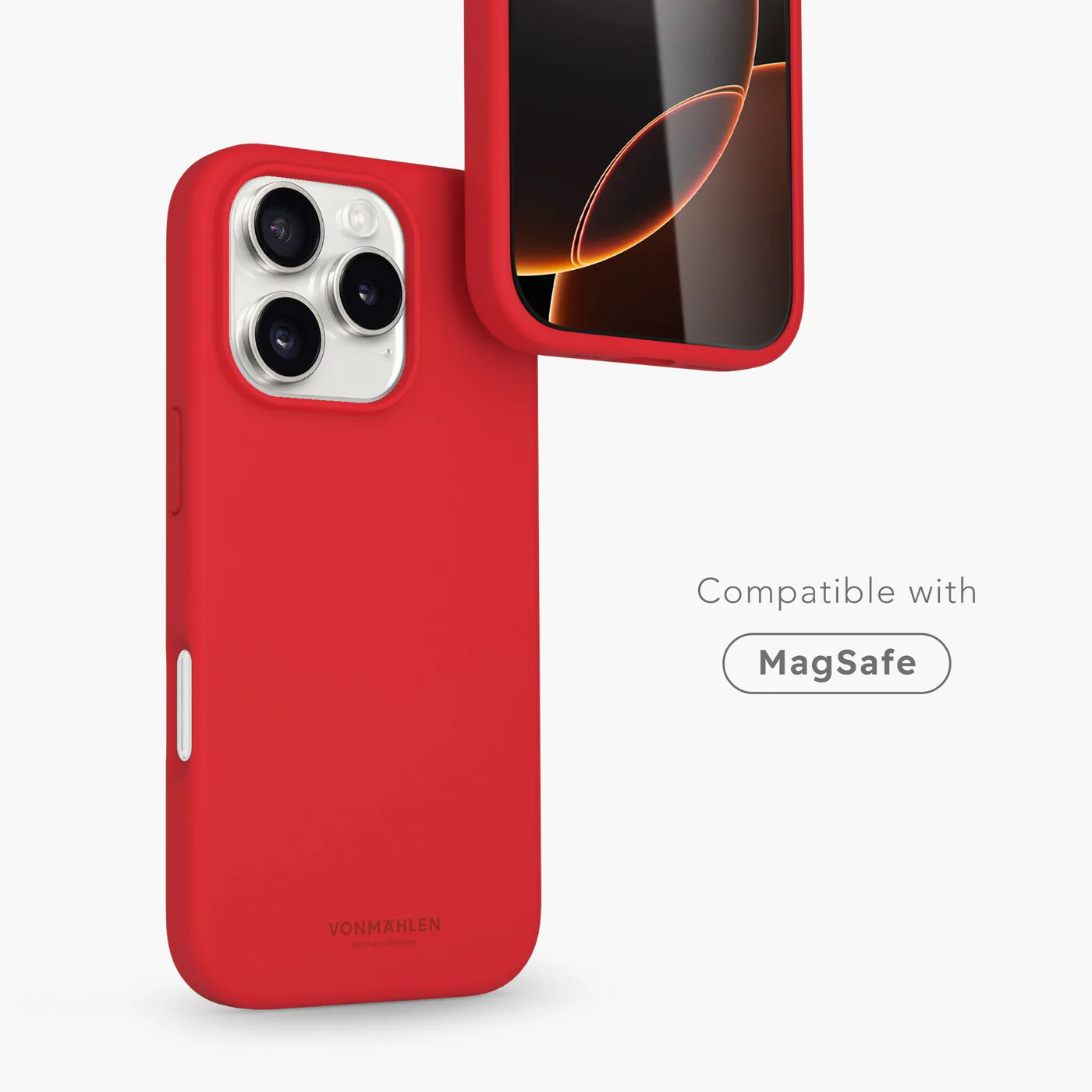 VONMAHLEN Soft Silicone Case - Phone 16 Pro Max-Firecracker